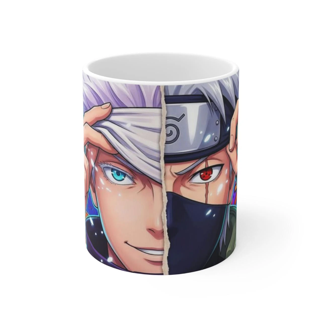 ☕ Mug en Céramique – Gojo & Kakashi ⚡👁️